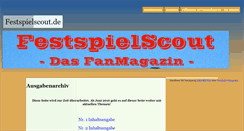 Desktop Screenshot of news.festspielscout.de