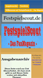 Mobile Screenshot of magazin.festspielscout.de
